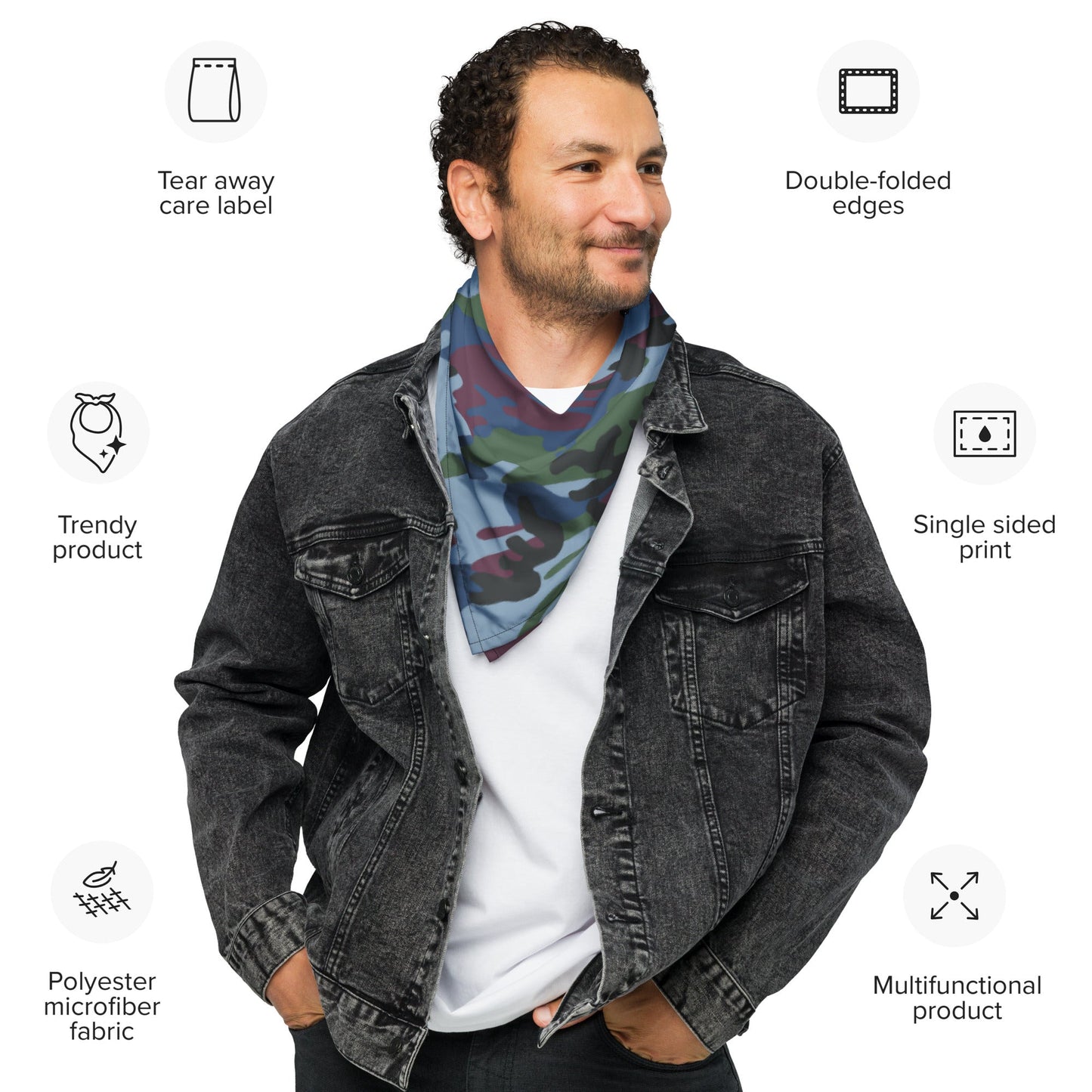 Street Fighter Allied Nations Movie CAMO bandana Bandanas