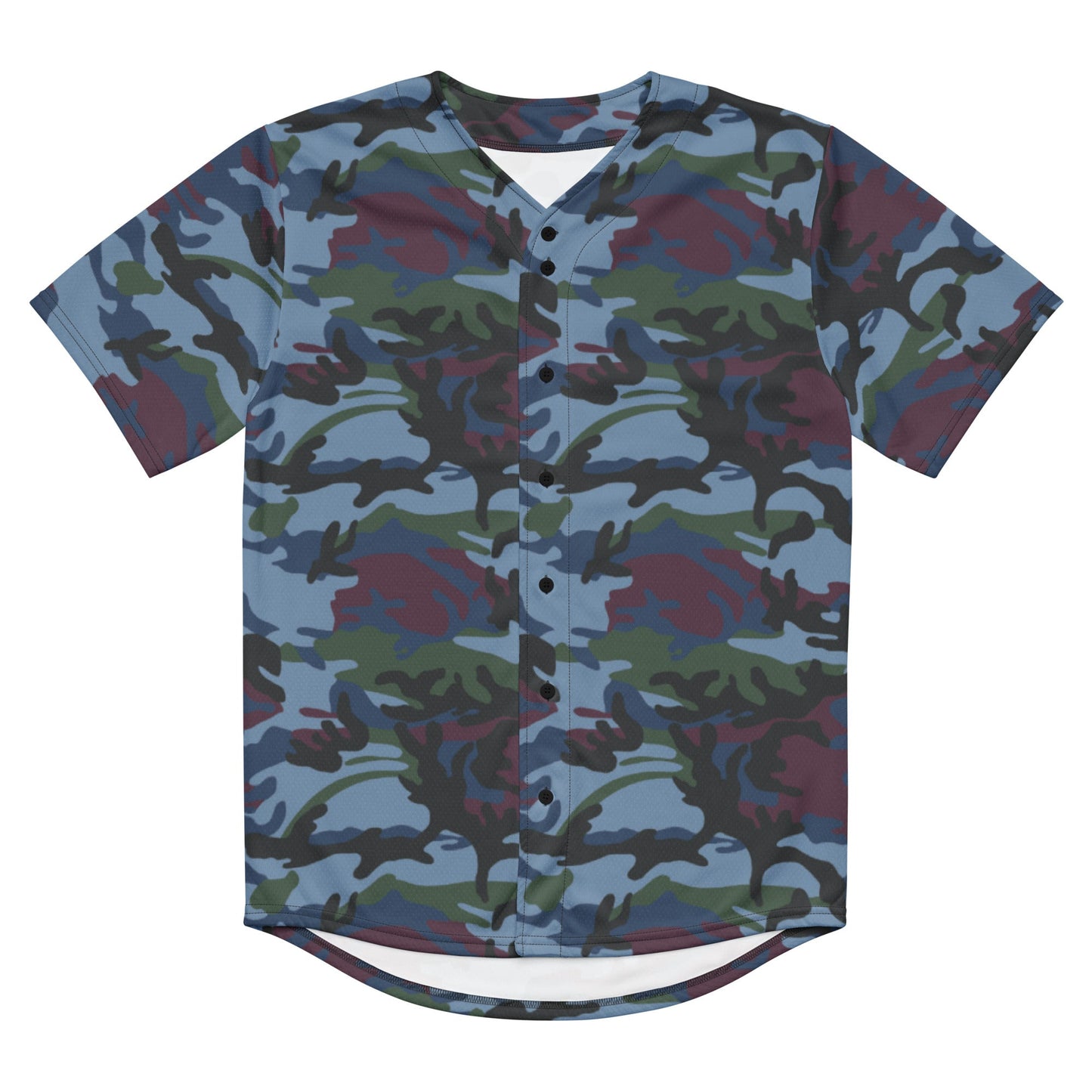 Street Fighter Allied Nations Movie CAMO baseball jersey - Baseball Jerseys