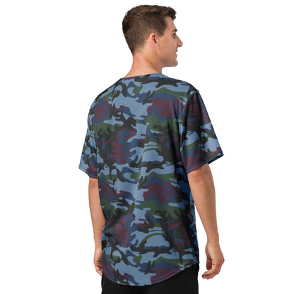 Street Fighter Allied Nations Movie CAMO baseball jersey - Baseball Jerseys