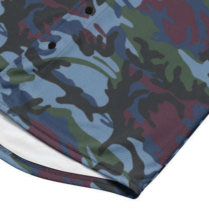 Street Fighter Allied Nations Movie CAMO baseball jersey - Baseball Jerseys