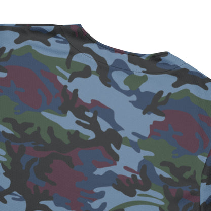 Street Fighter Allied Nations Movie CAMO baseball jersey - Baseball Jerseys