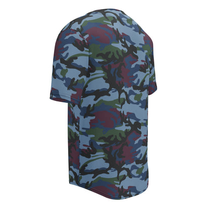 Street Fighter Allied Nations Movie CAMO baseball jersey - Baseball Jerseys