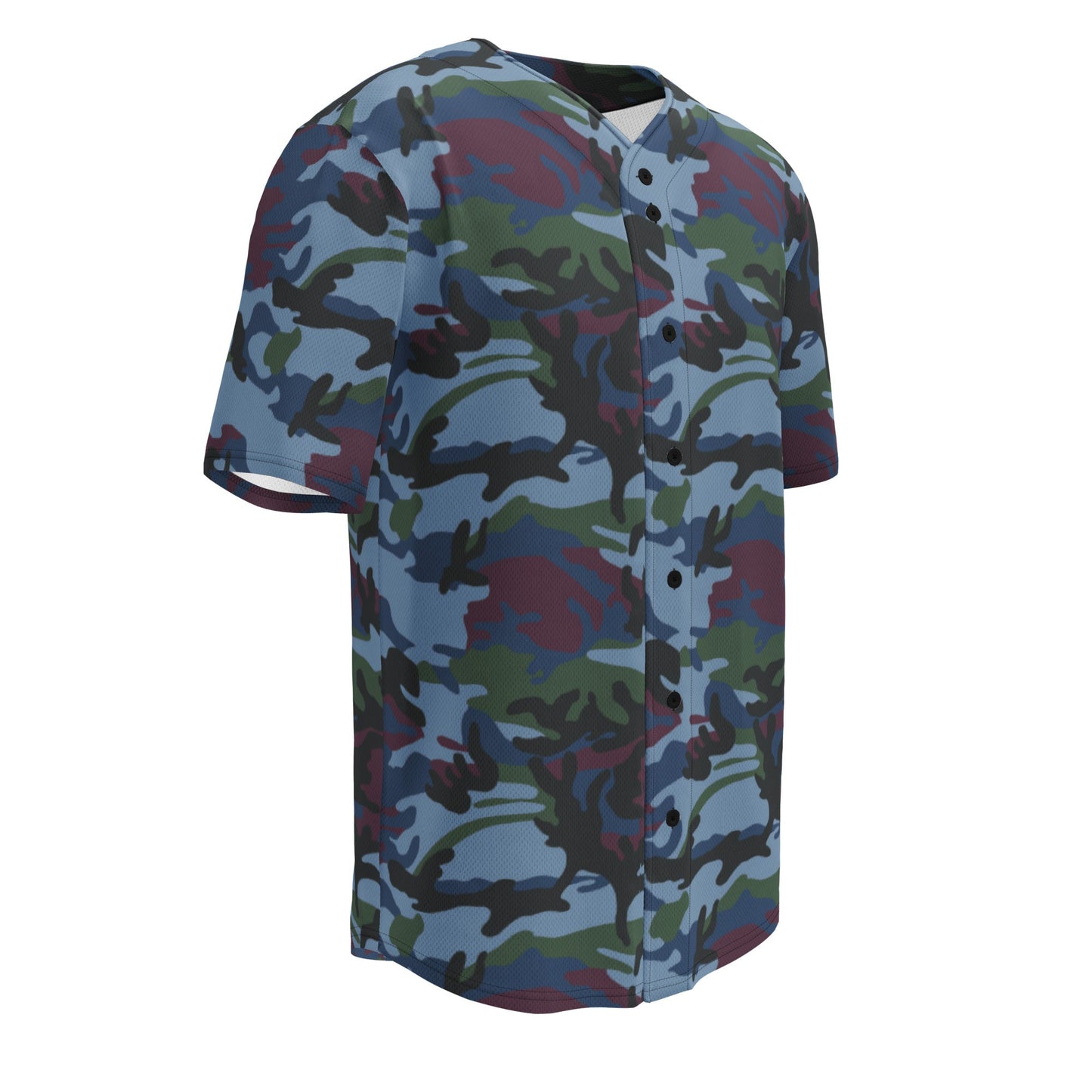 Street Fighter Allied Nations Movie CAMO baseball jersey - Baseball Jerseys
