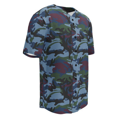 Street Fighter Allied Nations Movie CAMO baseball jersey - Baseball Jerseys