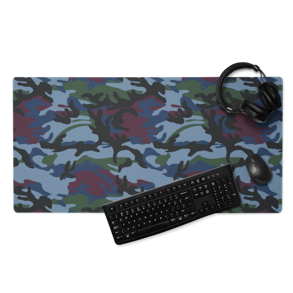 Street Fighter Allied Nations Movie CAMO Gaming mouse pad - 36″×18″ - Gaming mouse pad