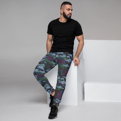 Street Fighter Allied Nations Movie CAMO Men’s Joggers - Mens Joggers