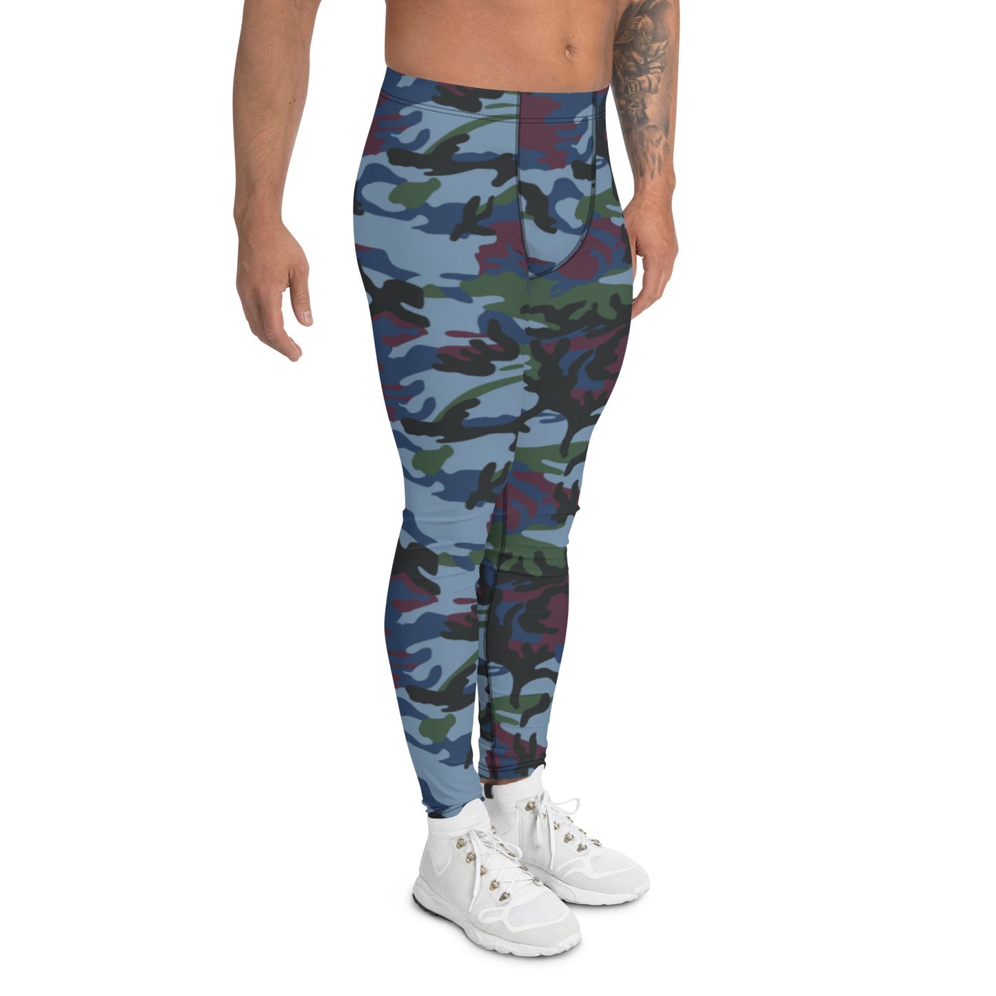 Street Fighter Allied Nations Movie CAMO Mens Leggings