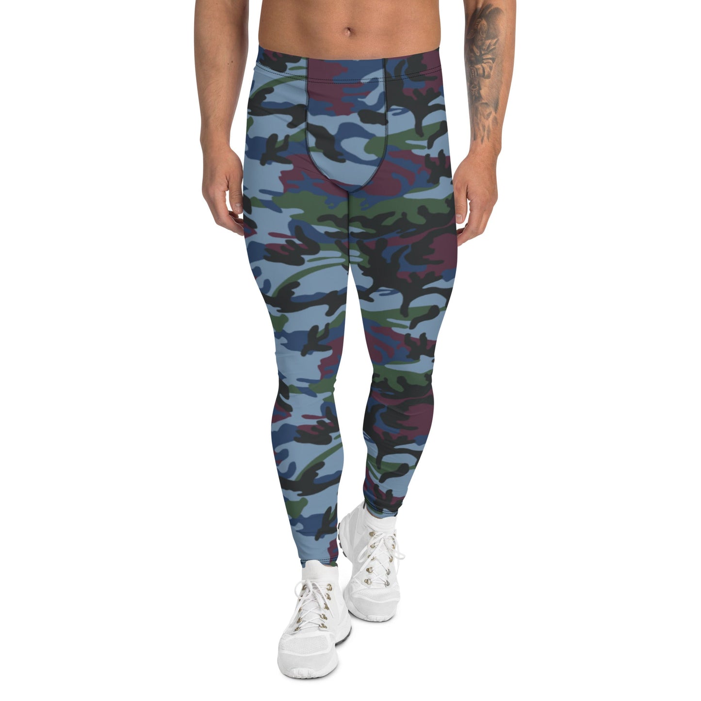 Street Fighter Allied Nations Movie CAMO Mens Leggings - XS