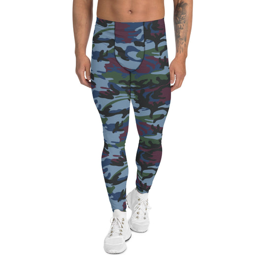 Street Fighter Allied Nations Movie CAMO Mens Leggings - XS