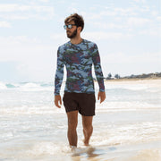 Allied Expedition CAMO Mens Long-Sleeve Rash Guard - XS