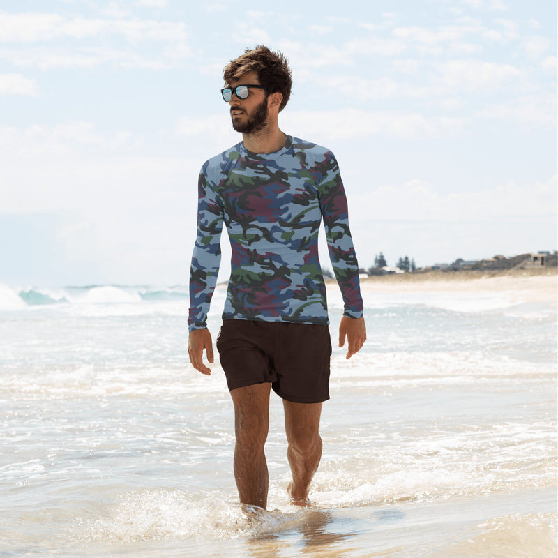 Allied Expedition CAMO Mens Long-Sleeve Rash Guard - XS