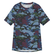 Allied Expedition CAMO Mens Short-Sleeve Rash Guard - 2XS