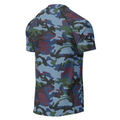 Street Fighter Allied Nations Movie CAMO Mens Short-Sleeve Rash Guard - Short-sleeve Guards