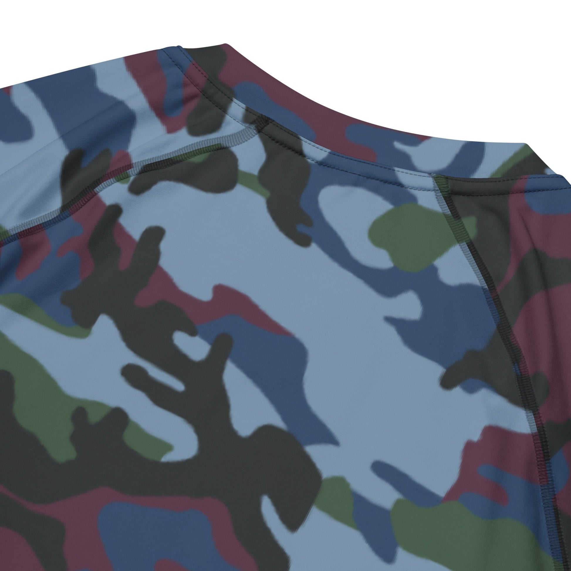 Street Fighter Allied Nations Movie CAMO Mens Short-Sleeve Rash Guard - Short-sleeve Guards