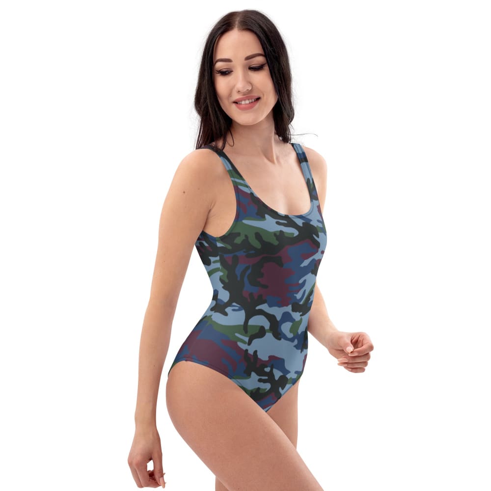 Street Fighter Allied Nations Movie CAMO One-Piece Swimsuit - One-Piece Swimsuit