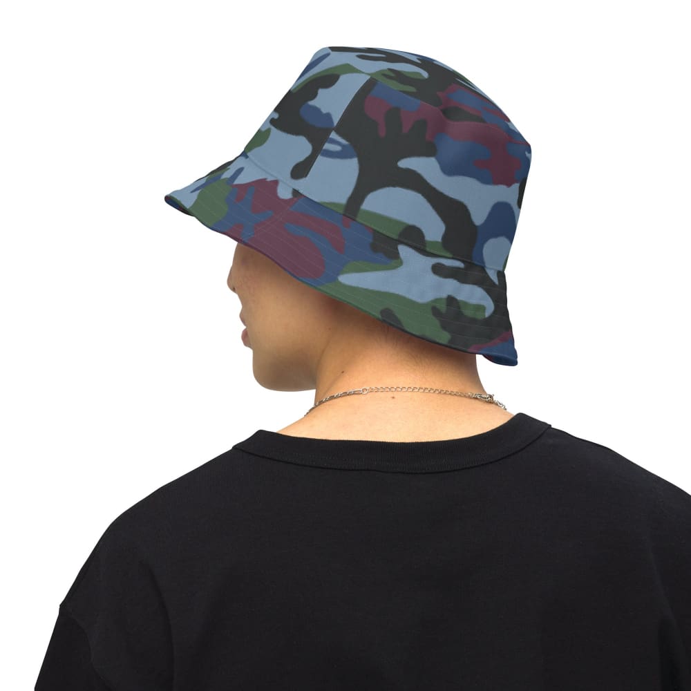 Street Fighter Allied Nations Movie CAMO Reversible bucket hat