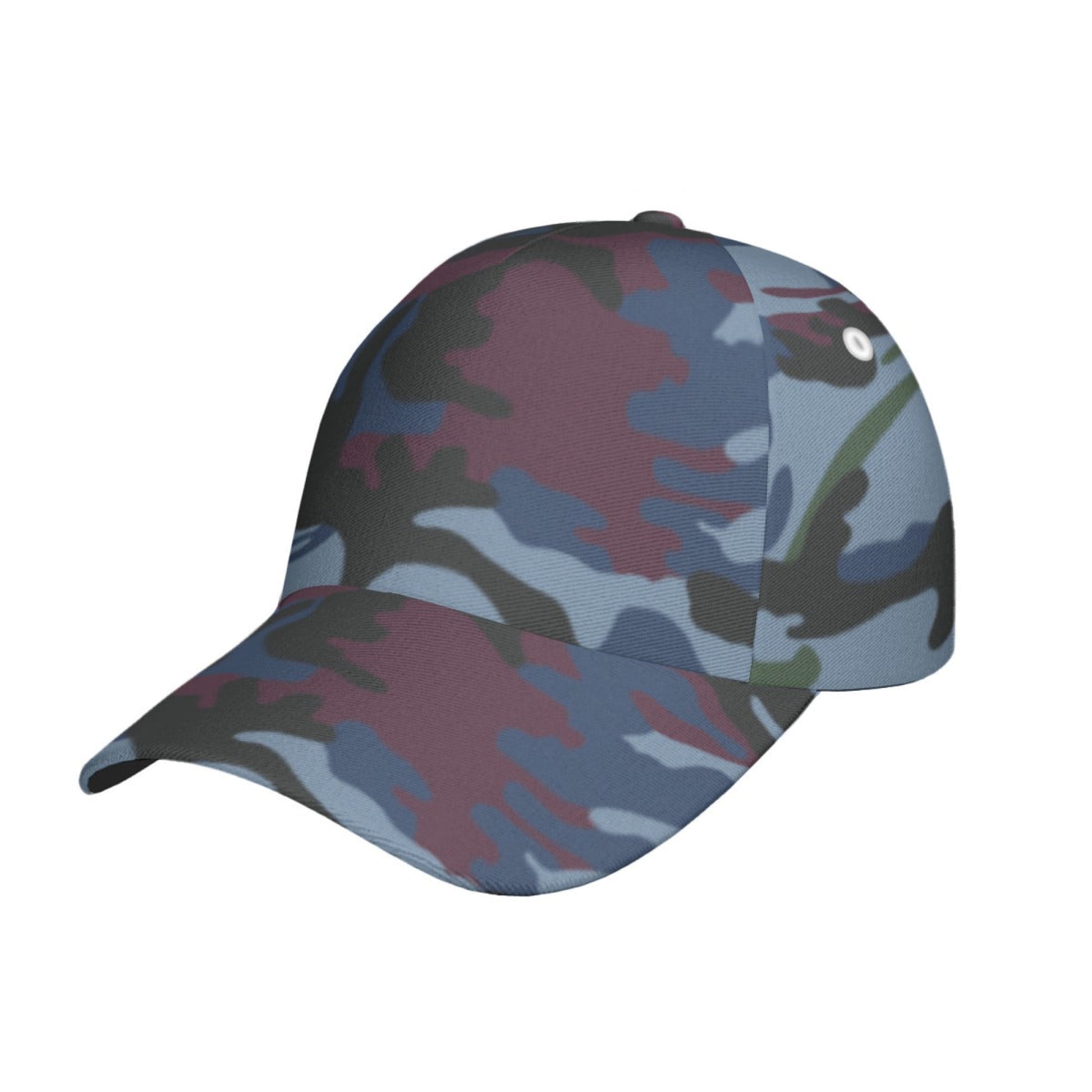 Street Fighter Allied Nations Movie CAMO Snapback Ball Cap - U / White