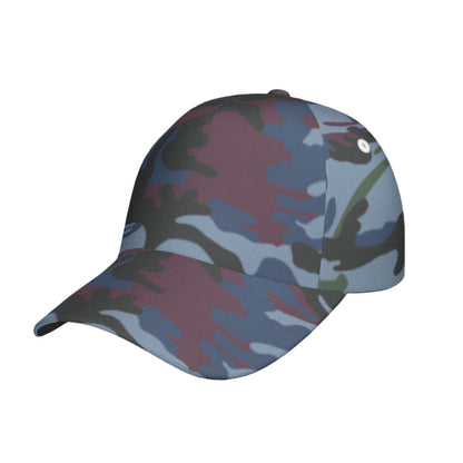 Street Fighter Allied Nations Movie CAMO Snapback Ball Cap - U / White