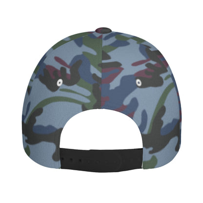 Street Fighter Allied Nations Movie CAMO Snapback Ball Cap - U / White