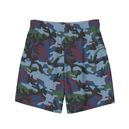 Street Fighter Allied Nations Movie CAMO swim trunks - Mens Swim Trunks