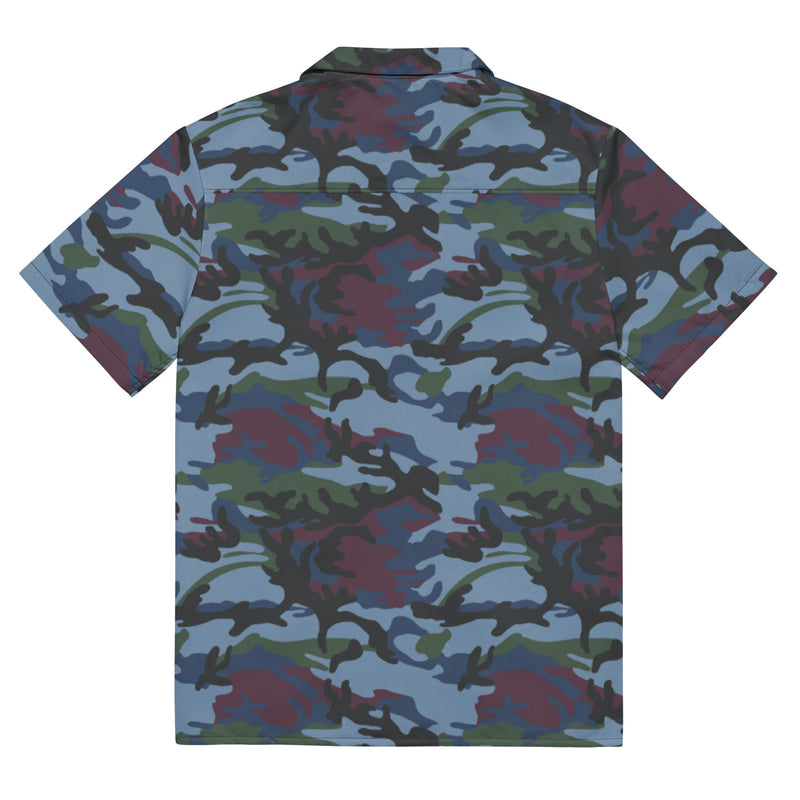 Allied Expedition CAMO Unisex Short-Sleeve Button Shirt - Button-Up