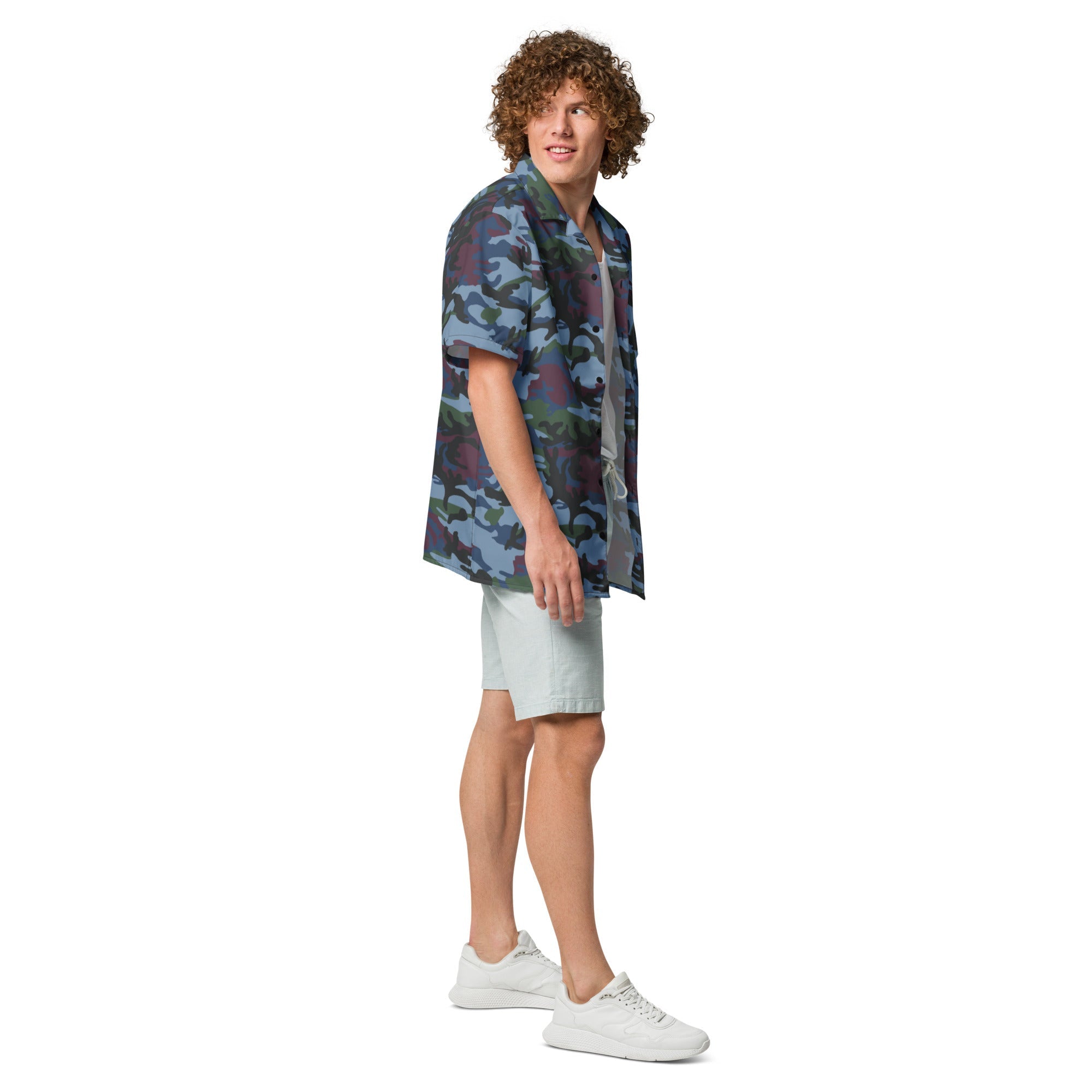 CAMO HQ - Allied Expedition CAMO Unisex Short-Sleeve Button Shirt