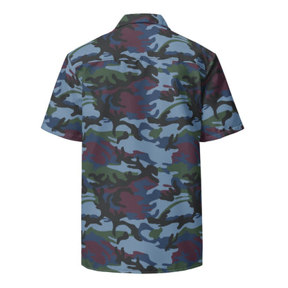Street Fighter Allied Nations Movie CAMO Unisex button shirt