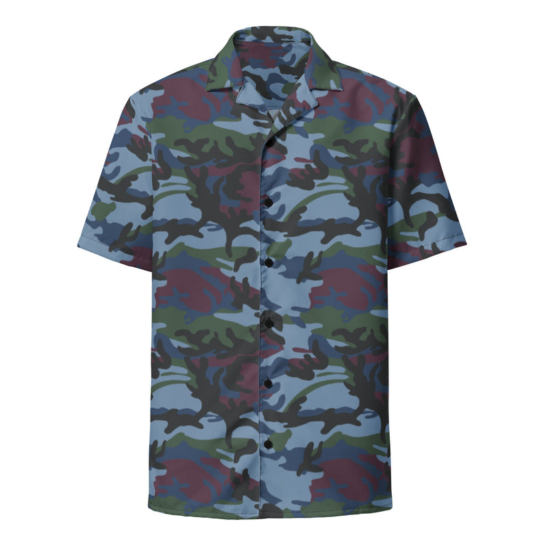 Allied Expedition CAMO Unisex Short-Sleeve Button Shirt - Button-Up