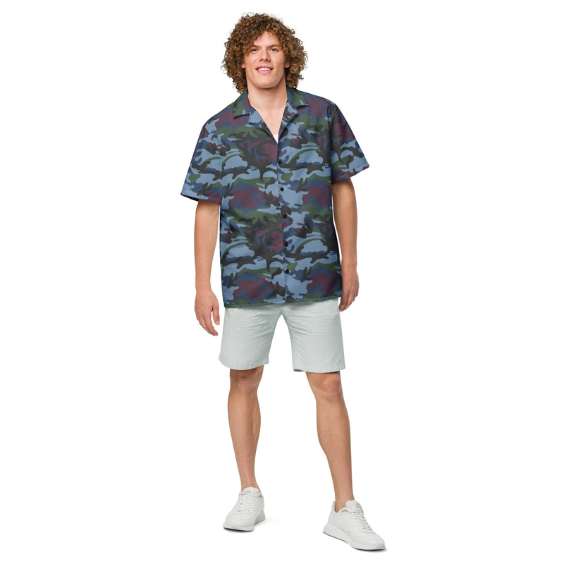 Allied Expedition CAMO Unisex Short-Sleeve Button Shirt - Button-Up
