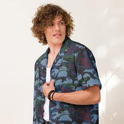 Allied Expedition CAMO Unisex Short-Sleeve Button Shirt - Button-Up