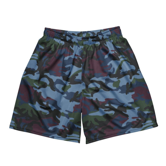 Street Fighter Allied Nations Movie CAMO Unisex mesh shorts - Mesh Shorts