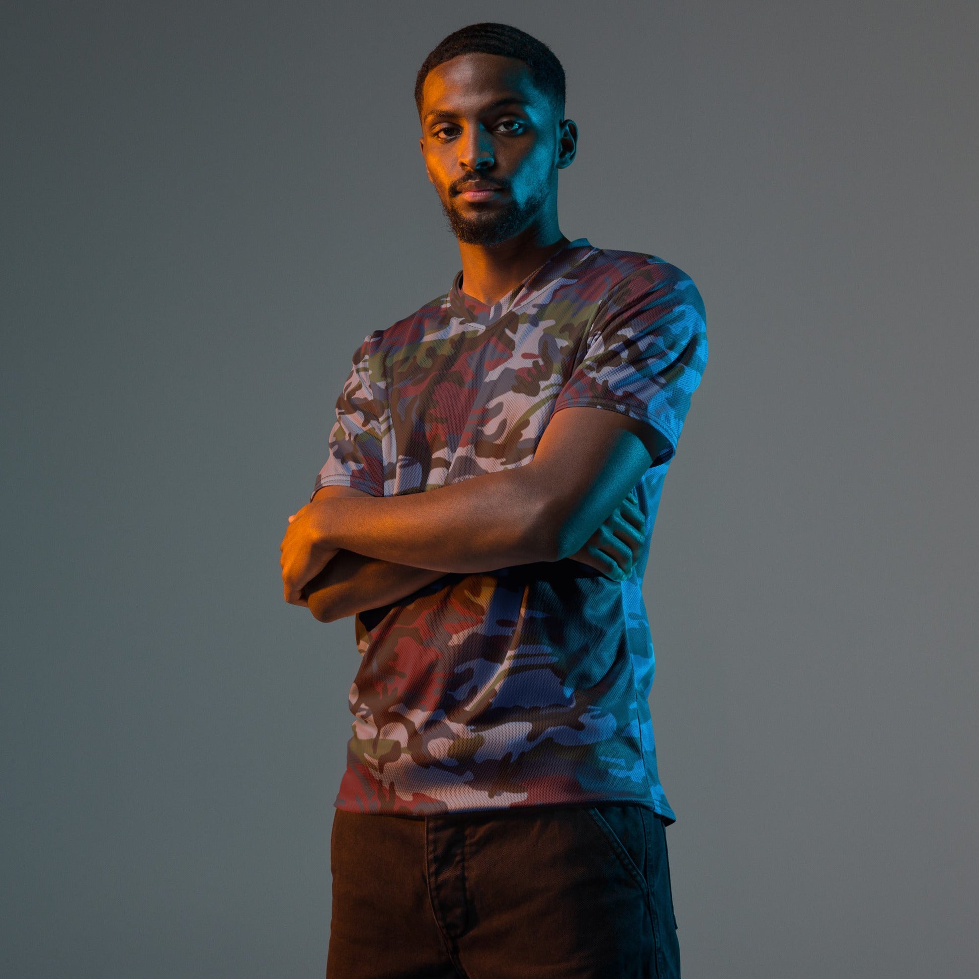 Street Fighter Allied Nations Movie CAMO unisex sports jersey Sports Jerseys