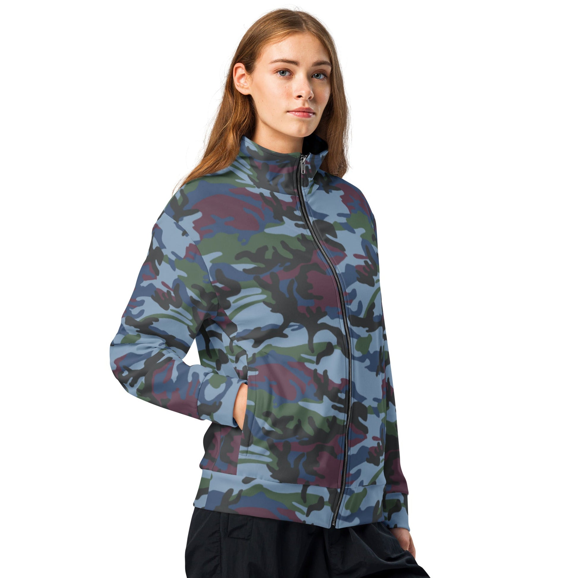 Street Fighter Allied Nations Movie CAMO Unisex track jacket - Track Jackets