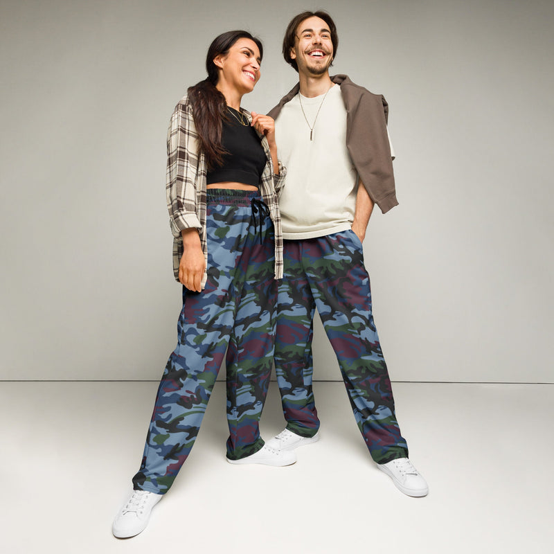 Allied Expedition CAMO Unisex Wide-Leg Joggers - 2XS