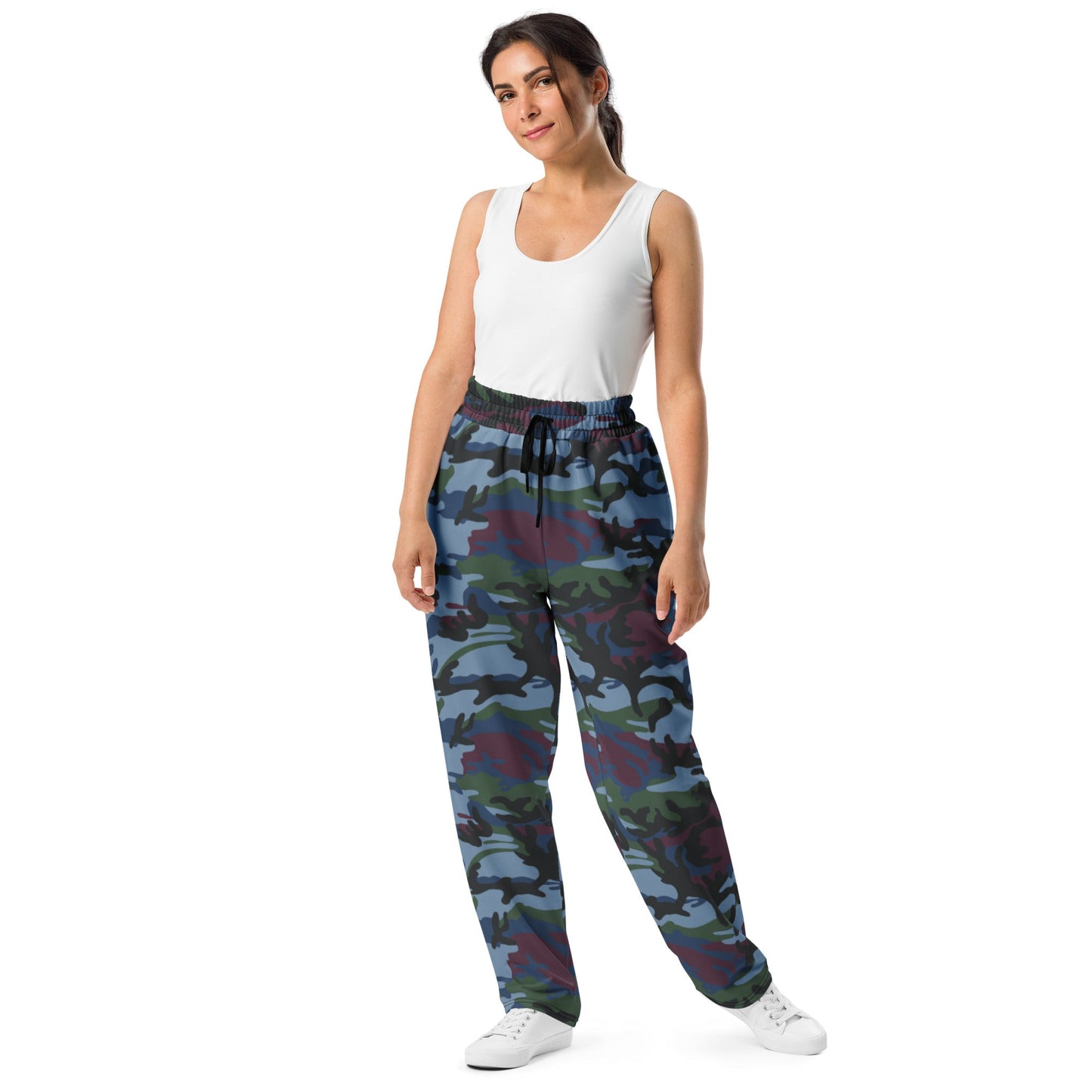 Street Fighter Allied Nations Movie CAMO Unisex Wide-Leg Joggers