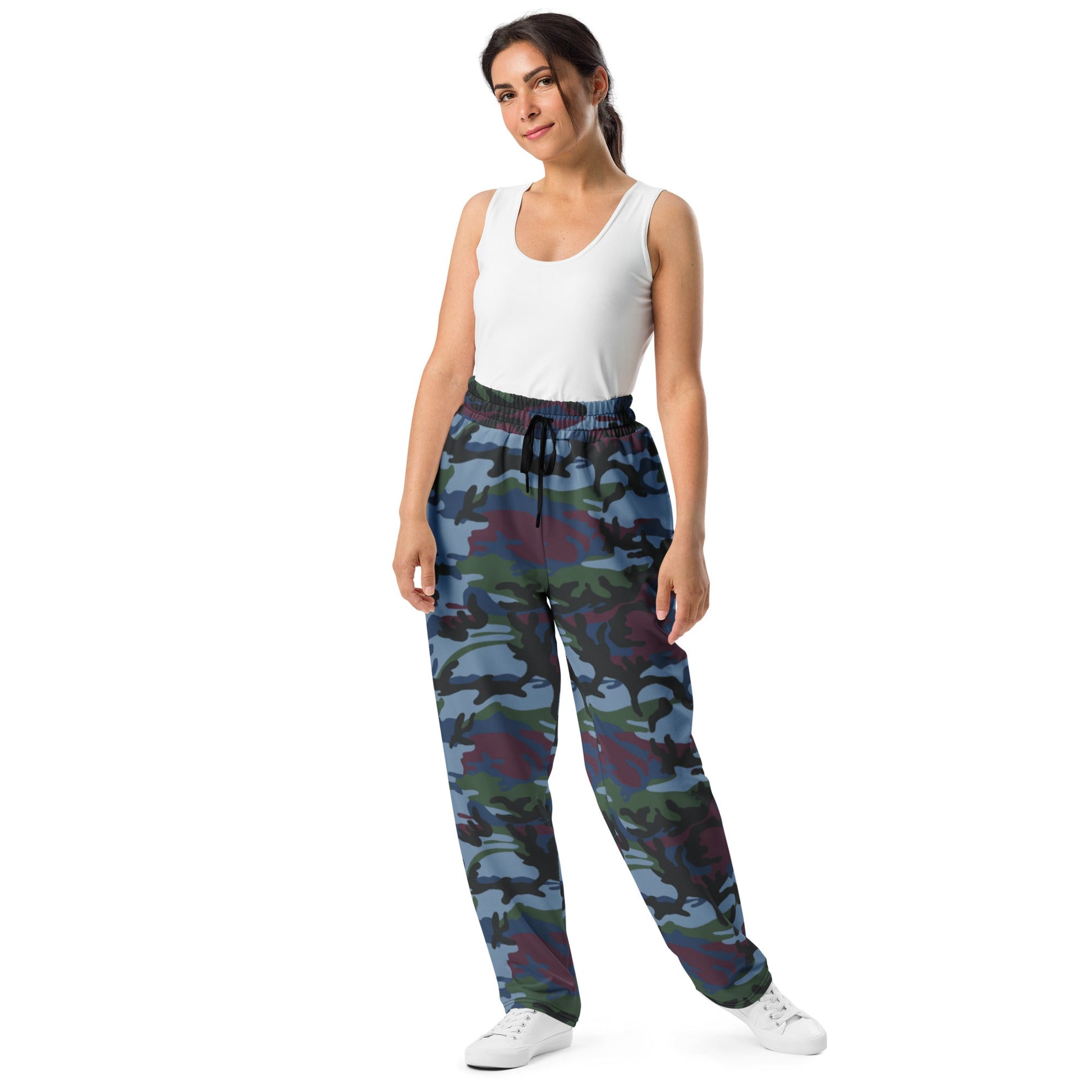 Street Fighter Allied Nations Movie CAMO Unisex Wide-Leg Joggers