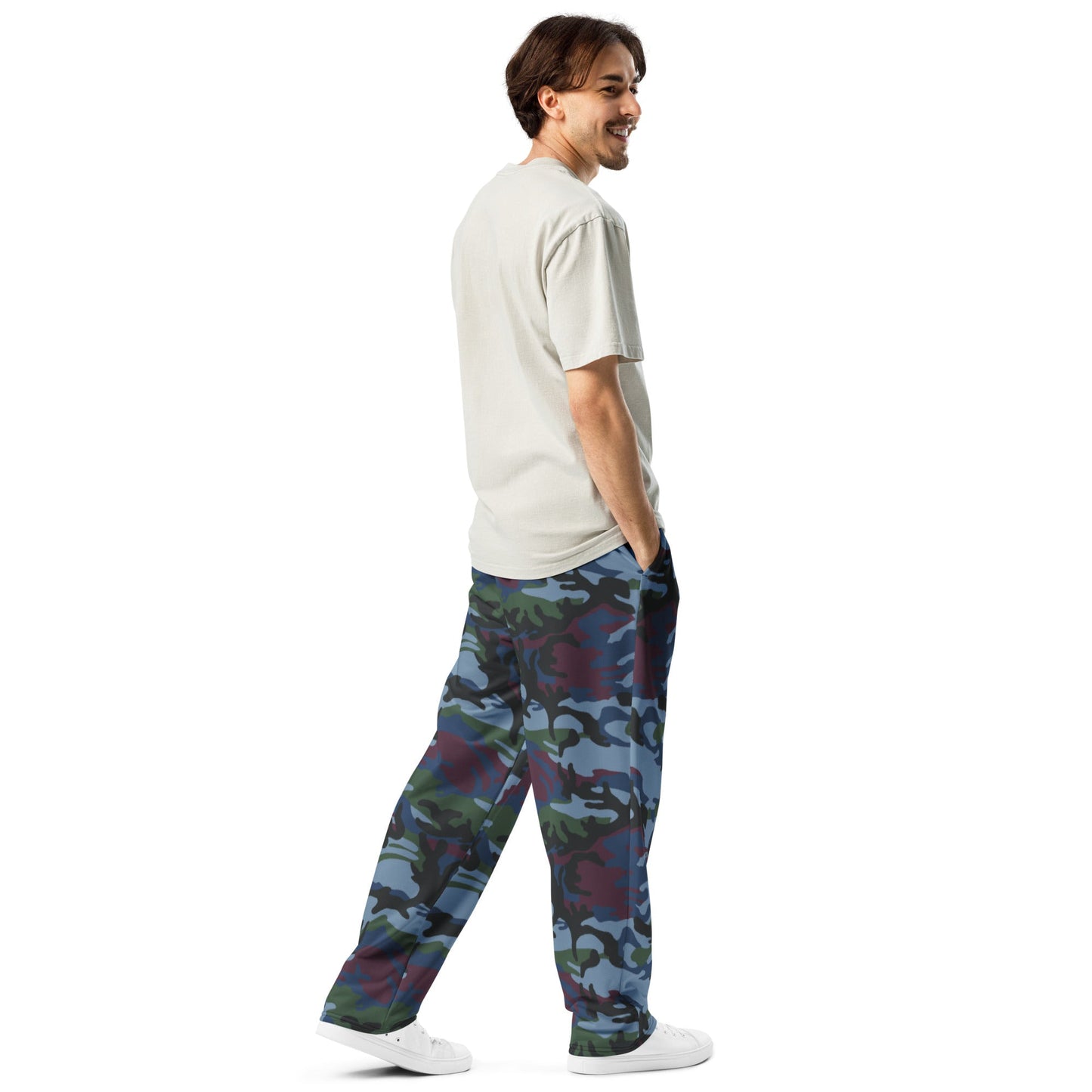 Street Fighter Allied Nations Movie CAMO Unisex Wide-Leg Joggers