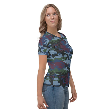 Street Fighter Allied Nations Movie CAMO Women’s T-shirt - Womens T-Shirt