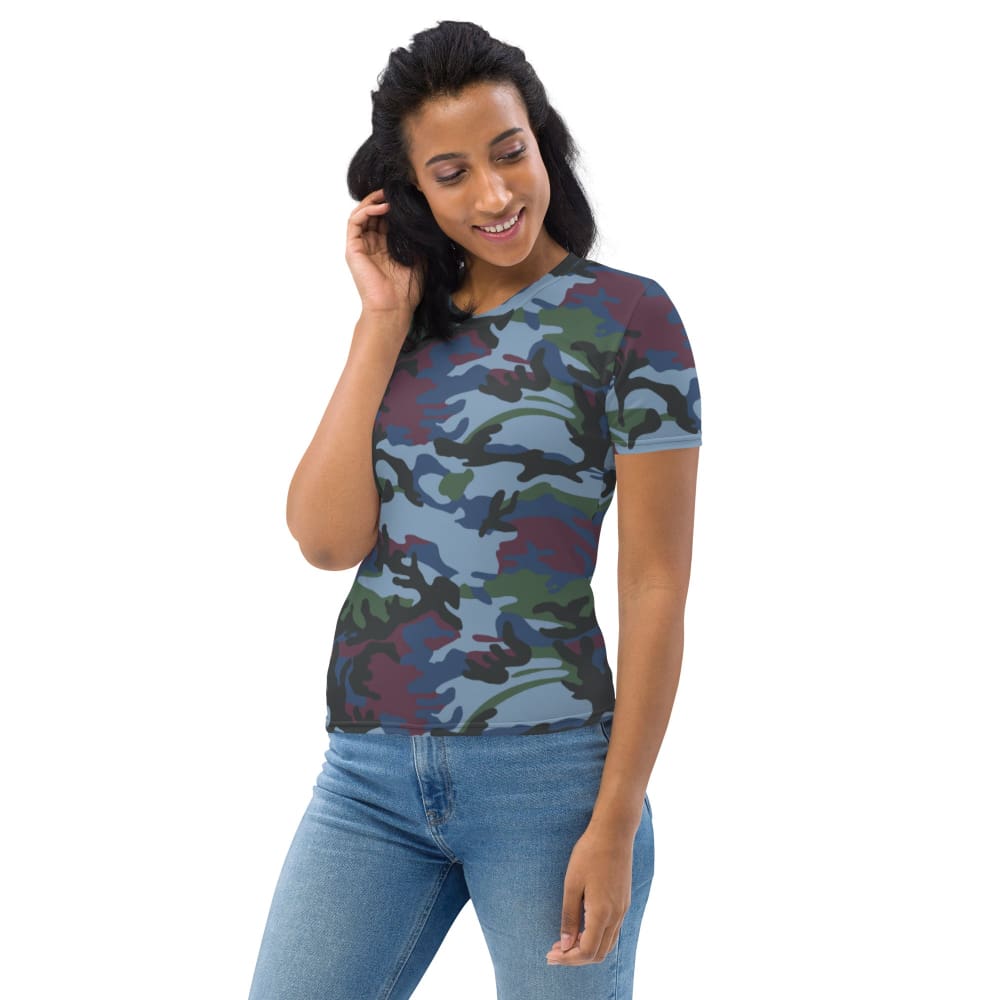 Street Fighter Allied Nations Movie CAMO Women’s T-shirt - Womens T-Shirt