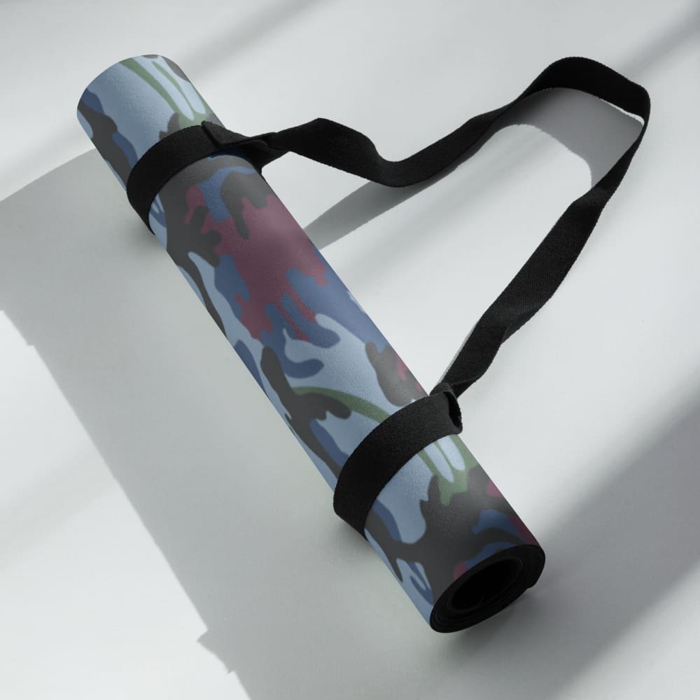 Street Fighter Allied Nations Movie CAMO Yoga mat