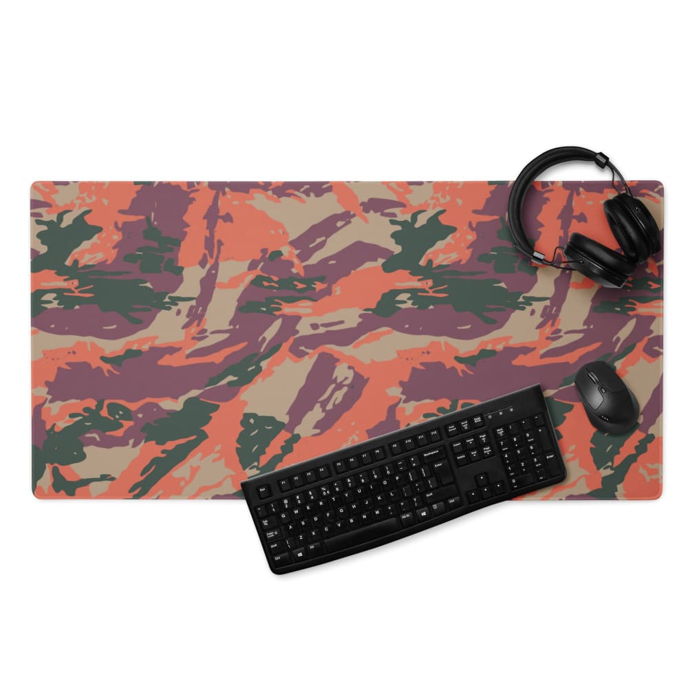 Street Fighter Bison Shock Trooper Movie CAMO Gaming mouse pad - 36″×18″
