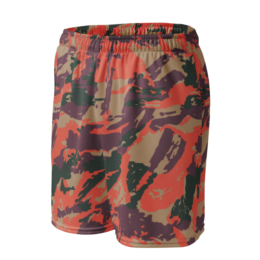 Street Fighter Bison Shock Trooper Movie CAMO Unisex mesh shorts - Mesh Shorts