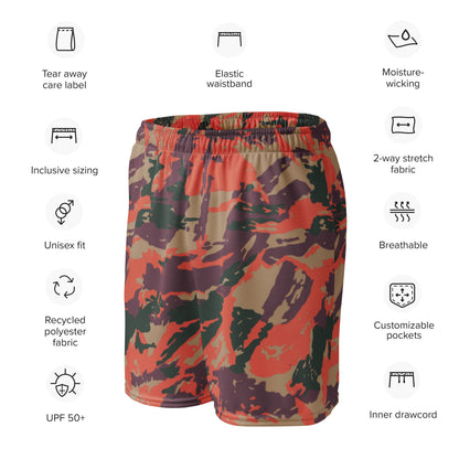 Street Fighter Bison Shock Trooper Movie CAMO Unisex mesh shorts - Unisex Mesh Shorts