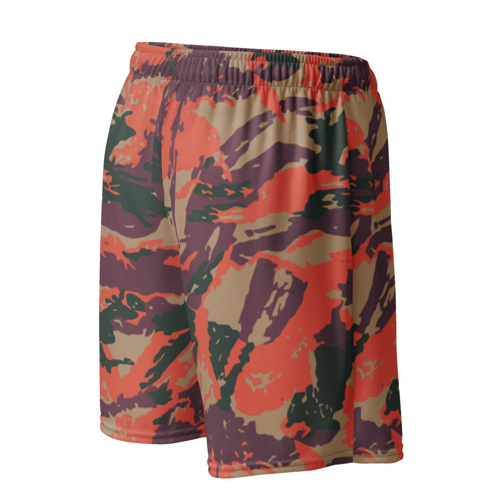 Street Fighter Bison Shock Trooper Movie CAMO Unisex mesh shorts - Unisex Mesh Shorts