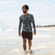 Maritime Assault CAMO Mens Long-Sleeve Rash Guard - XS