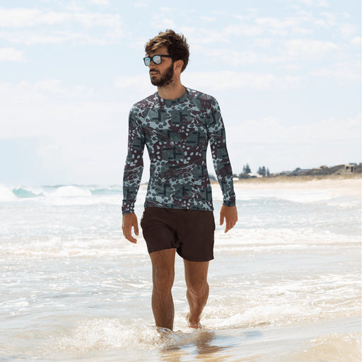 Maritime Assault CAMO Mens Long-Sleeve Rash Guard - XS