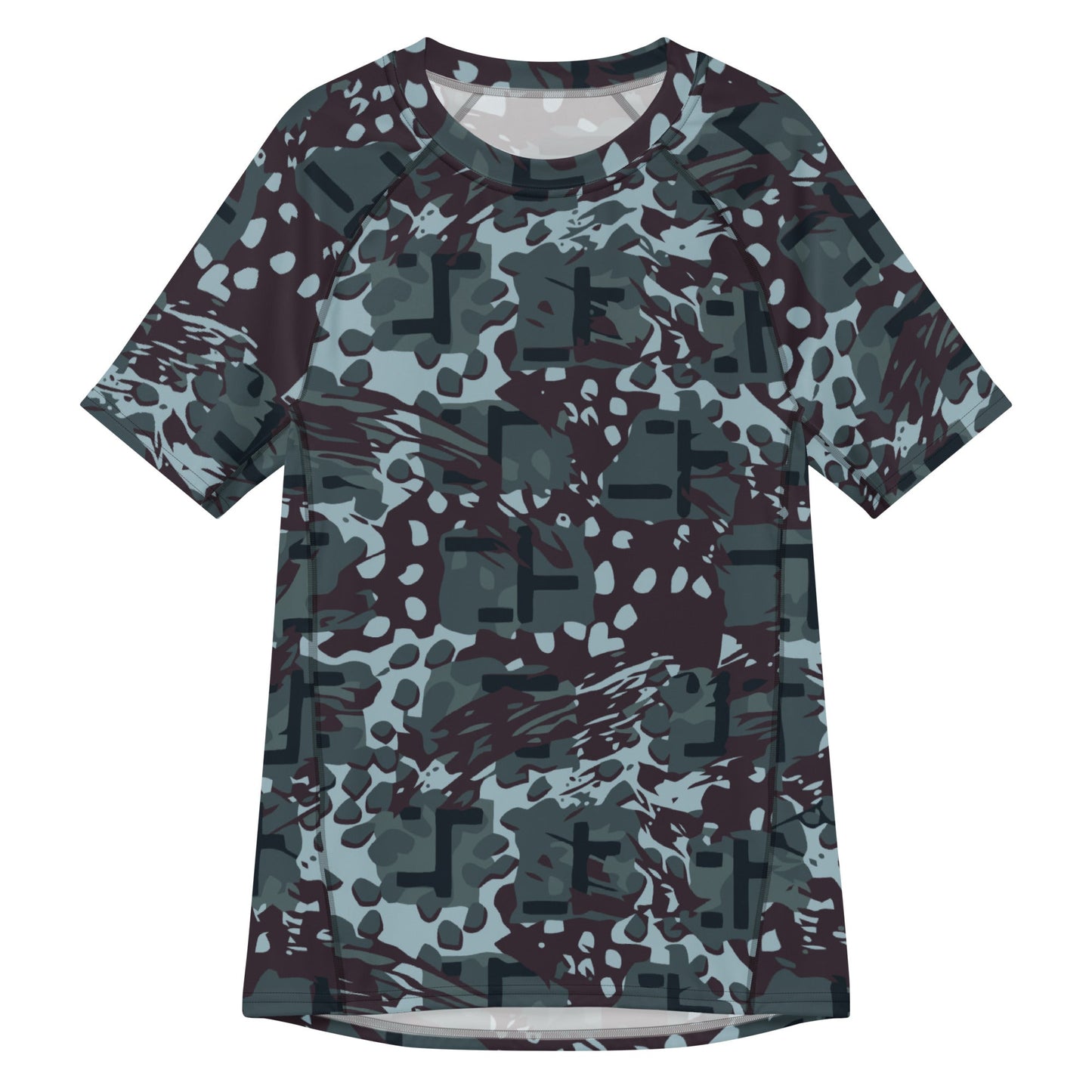 Suicide Squad Navy SEAL Movie CAMO Mens Short-Sleeve Rash Guard - 2XS - Short-sleeve Guards