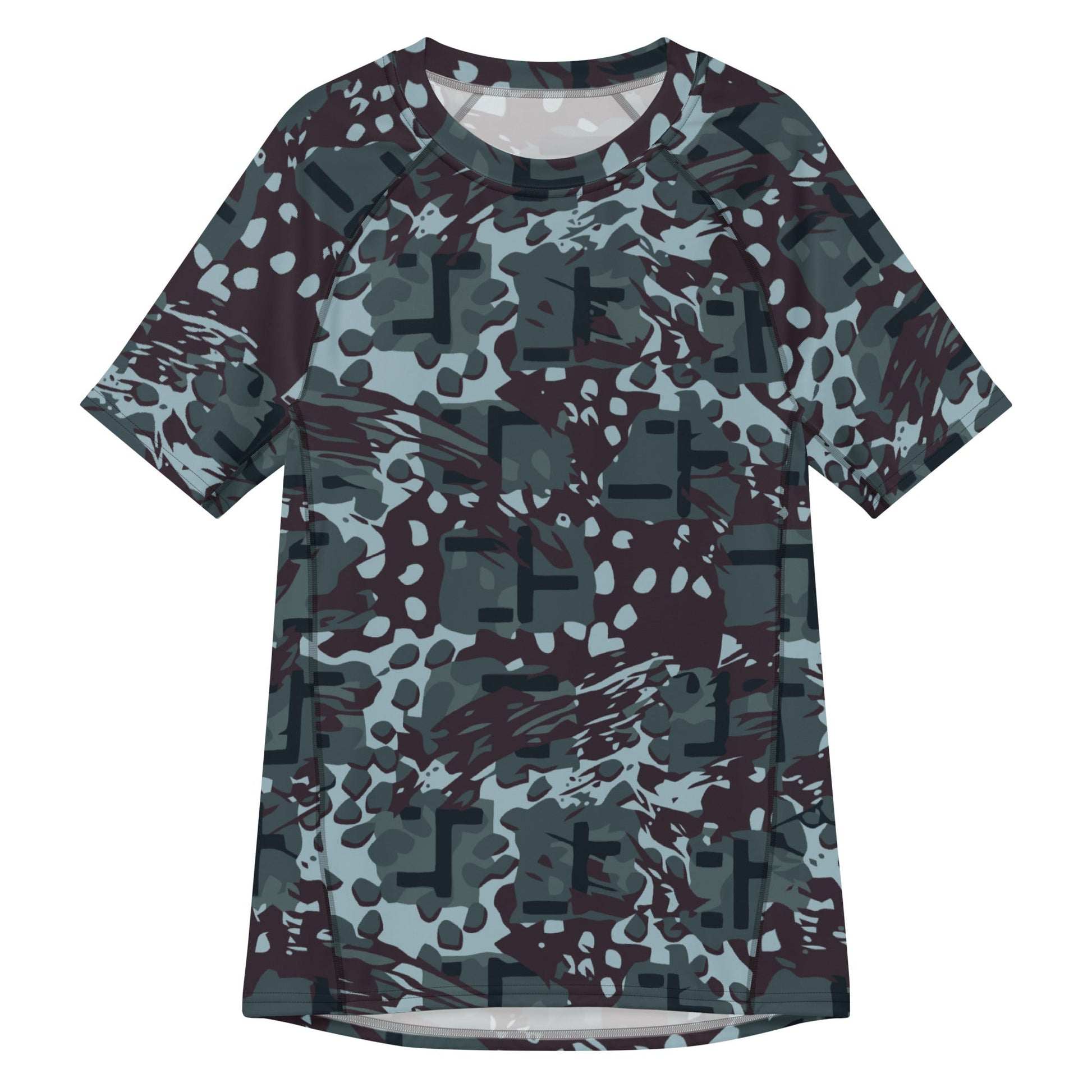 Suicide Squad Navy SEAL Movie CAMO Mens Short-Sleeve Rash Guard - 2XS - Short-sleeve Guards