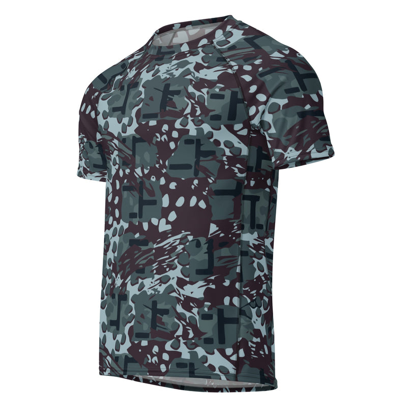 Maritime Assault CAMO Mens Short-Sleeve Rash Guard