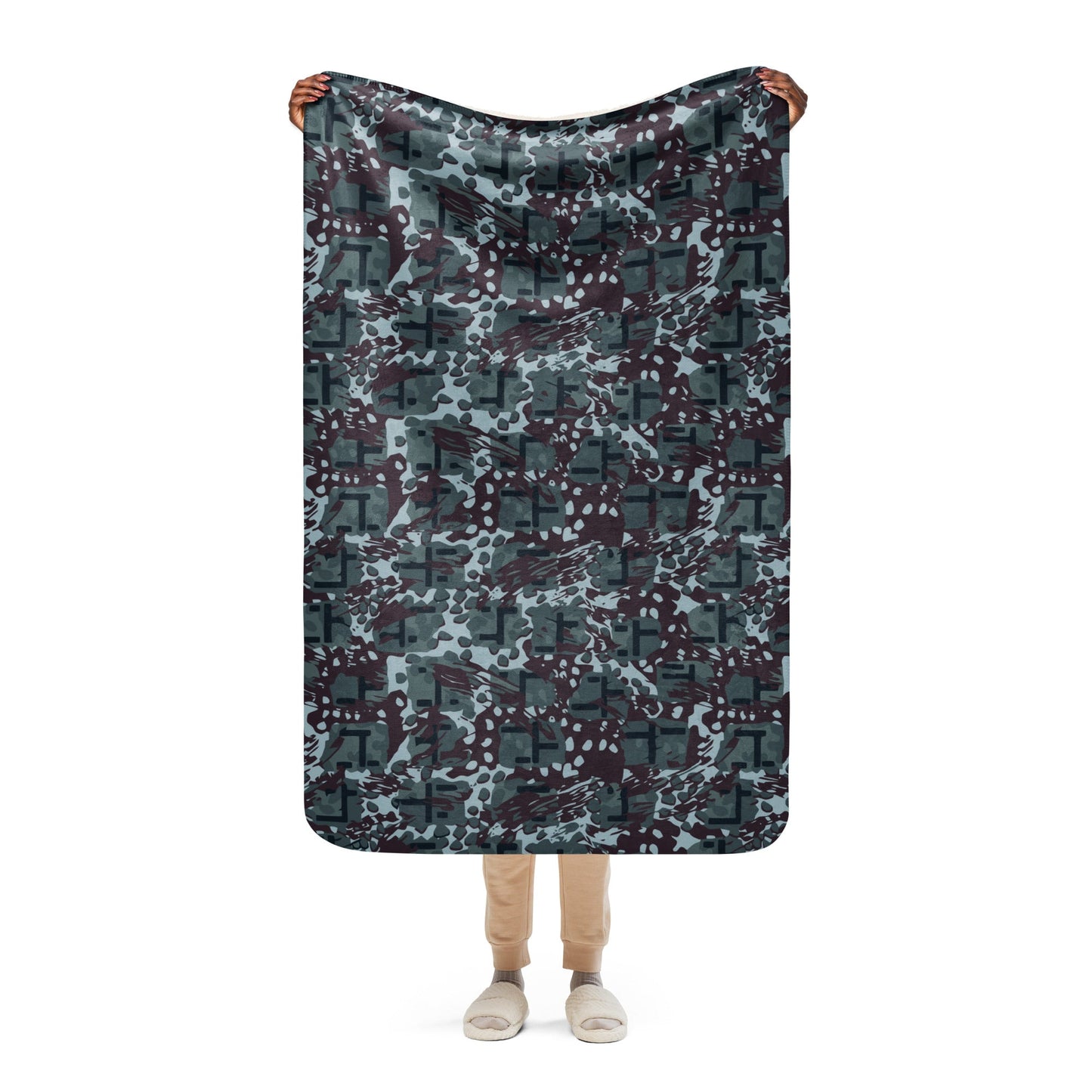 Suicide Squad Navy SEAL Movie CAMO Sherpa blanket - 37″×57″ - Blankets